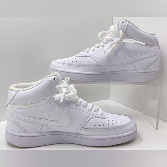 Nike Women's Court Vision Mid Sneakers Size 5.5 Like New MSRP $79.95 - Picture 2 of 11